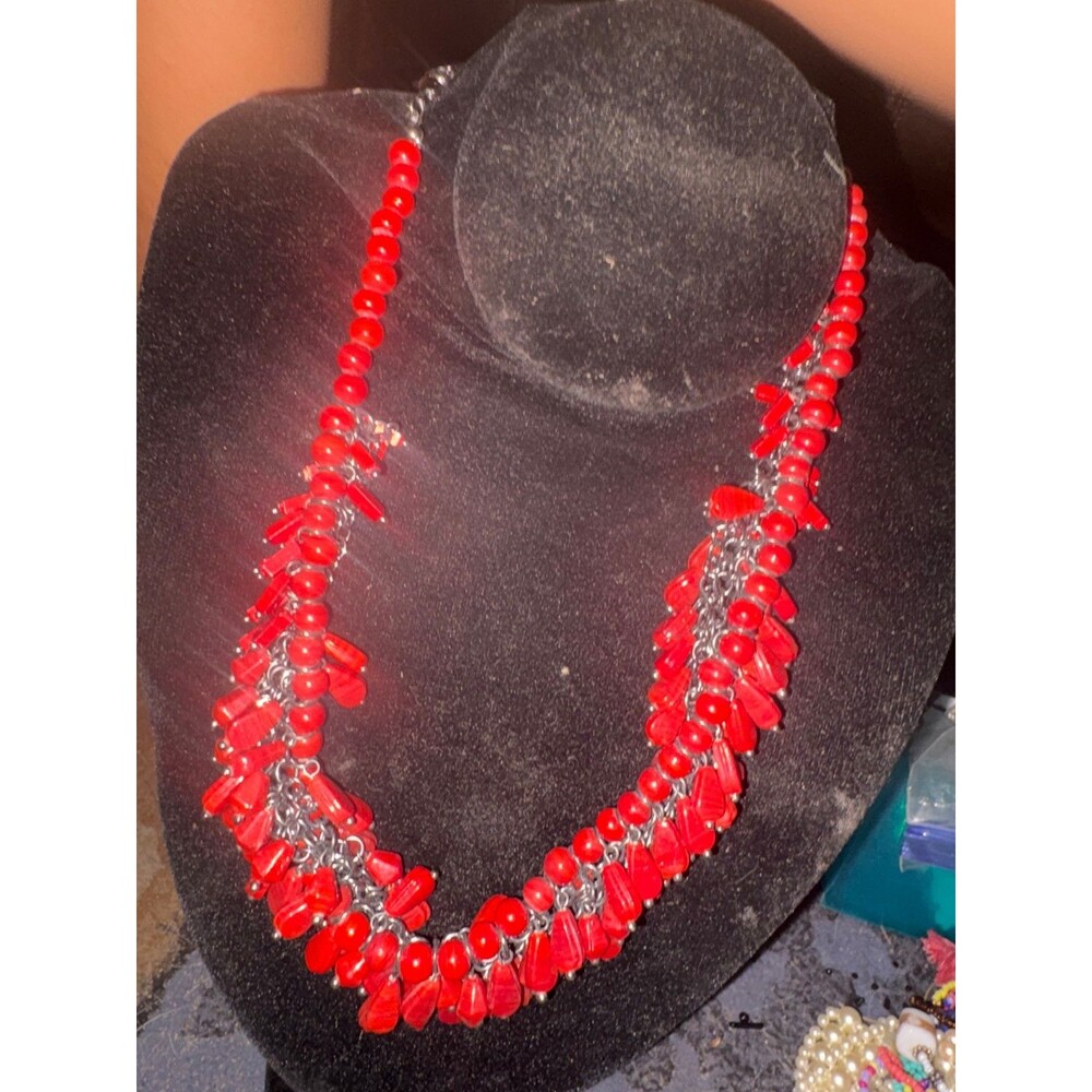 multistranded sead bead vintage necklace